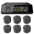 Wireless Solar Power TPMS Tire Pressure Monitoring System with 6 External Sensors E411302