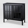 Black 2 Door Accent Cabinet O5374