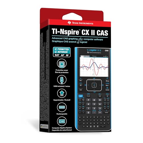 TI-Nspire CX II CAS Graphing Calculator with Color Screen W146907