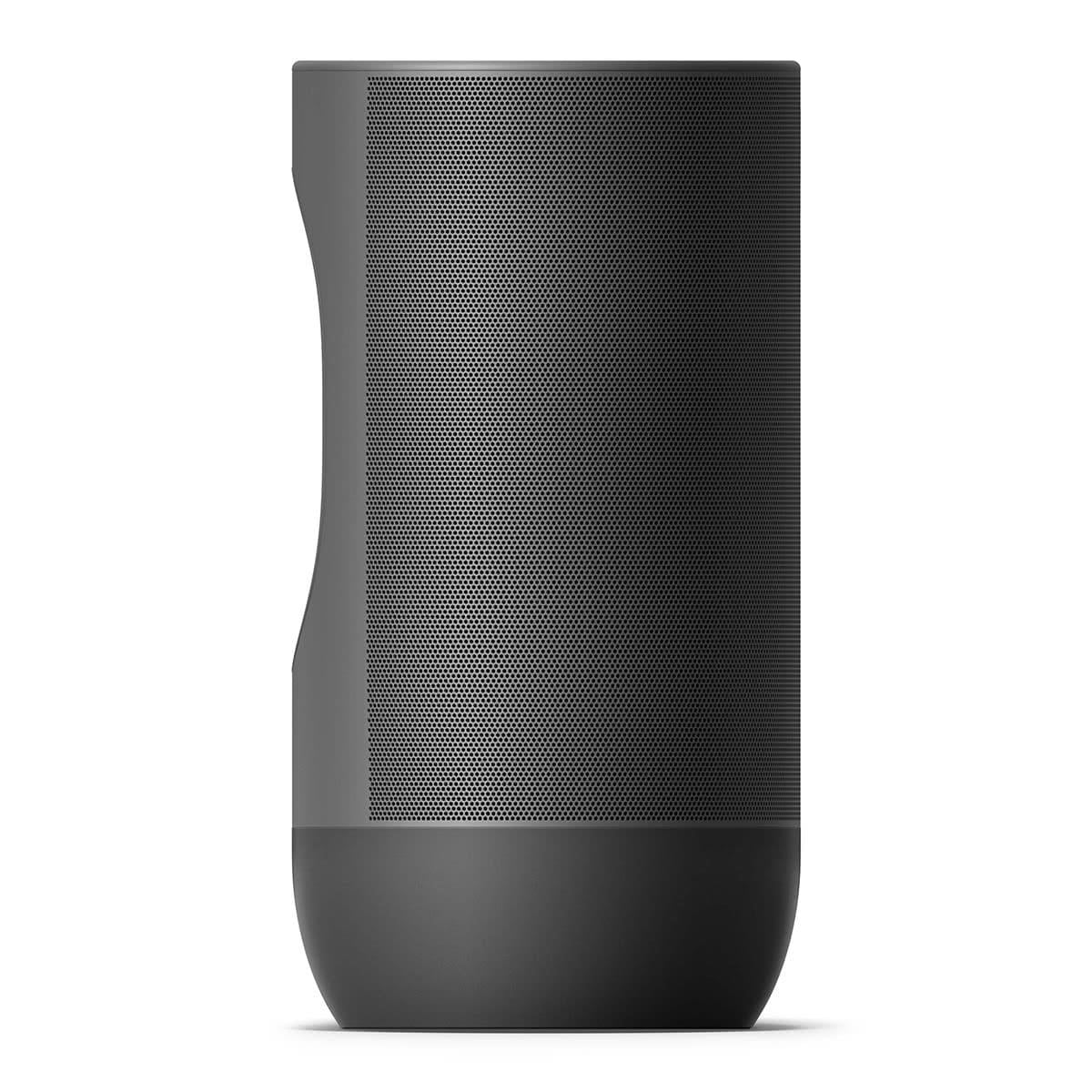 Open Box Black Portable Smart Speaker with Bluetooth and Wi-Fi P34189