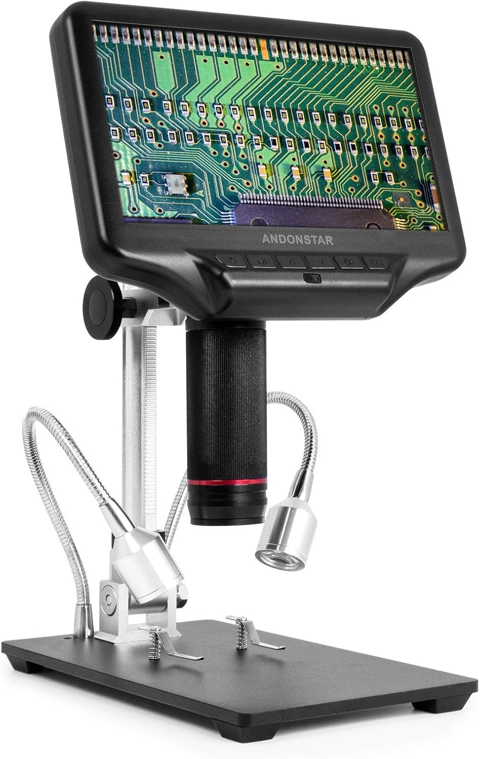 1080P 4MP Digital Microscope with 7-inch HD LCD Display and 270X Magnification U762
