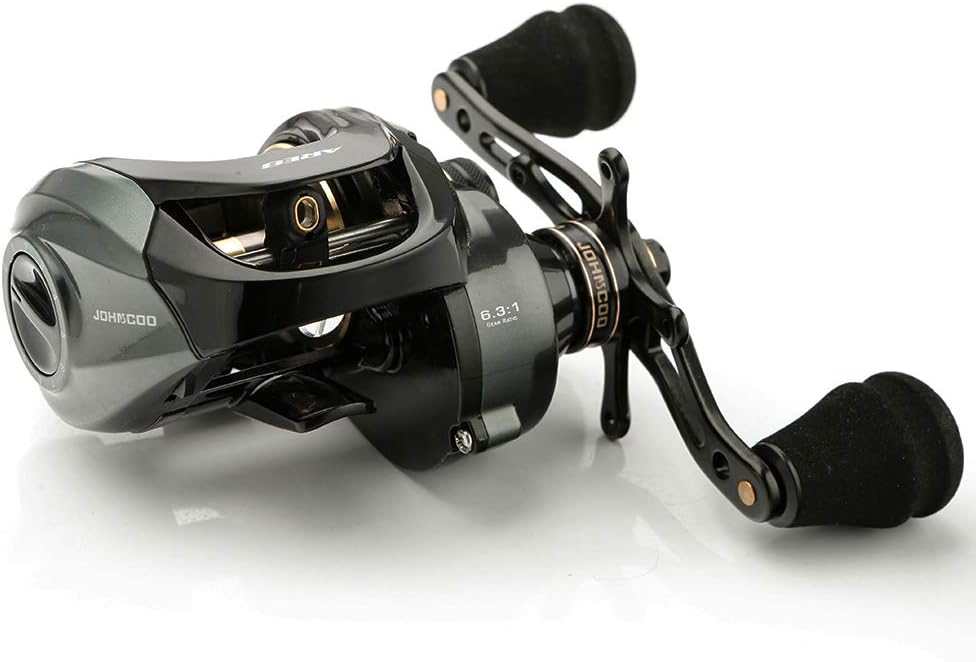 Baitcasting Reel Pack of 2 Aluminum Frame 6.3:1 Gear Ratio U213