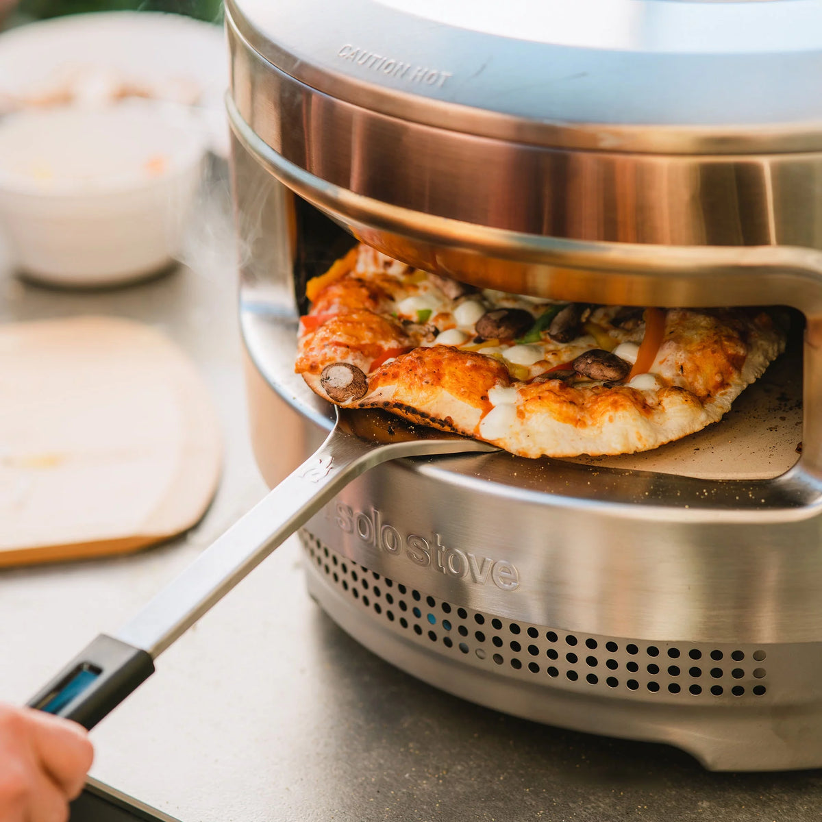 Stainless Pizza Turner with Long Handle B91936