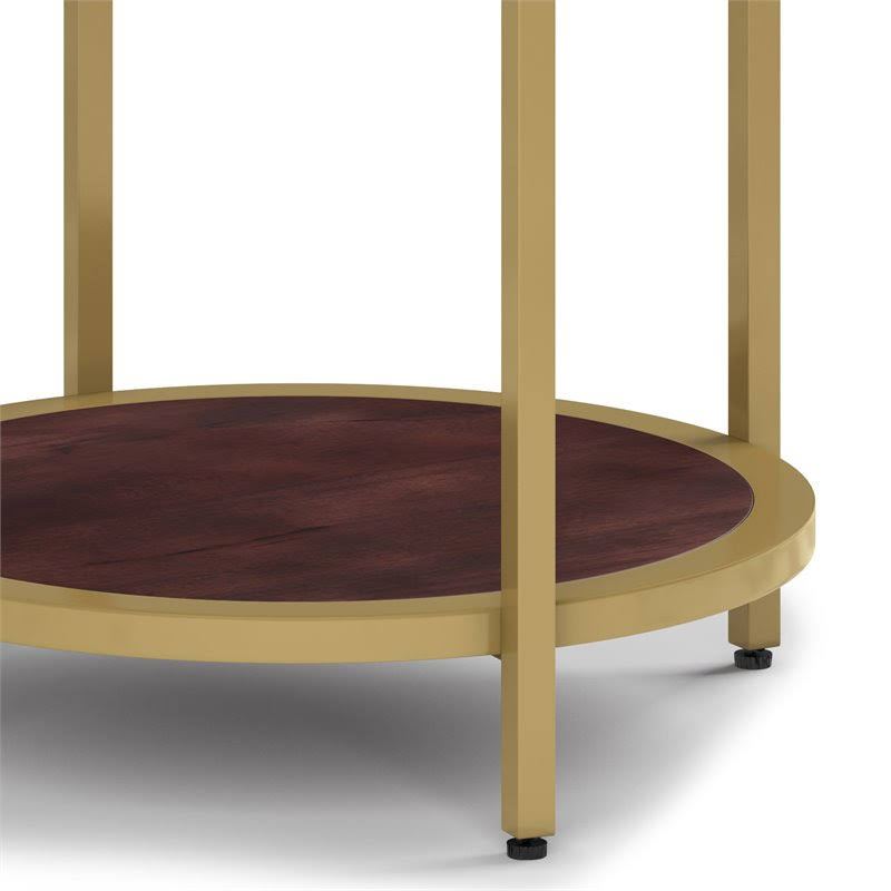 18x22 Metal Round Accent Side Table F2874