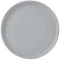 Matte Gray Straight Side Plate Q93563