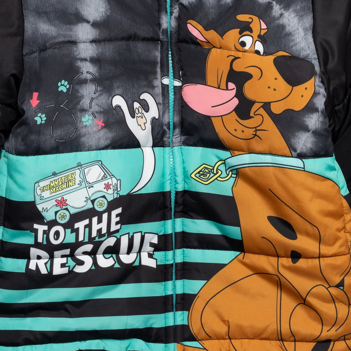 Scooby-Doo Little Boys Zip Up Puffer Jacket N18689