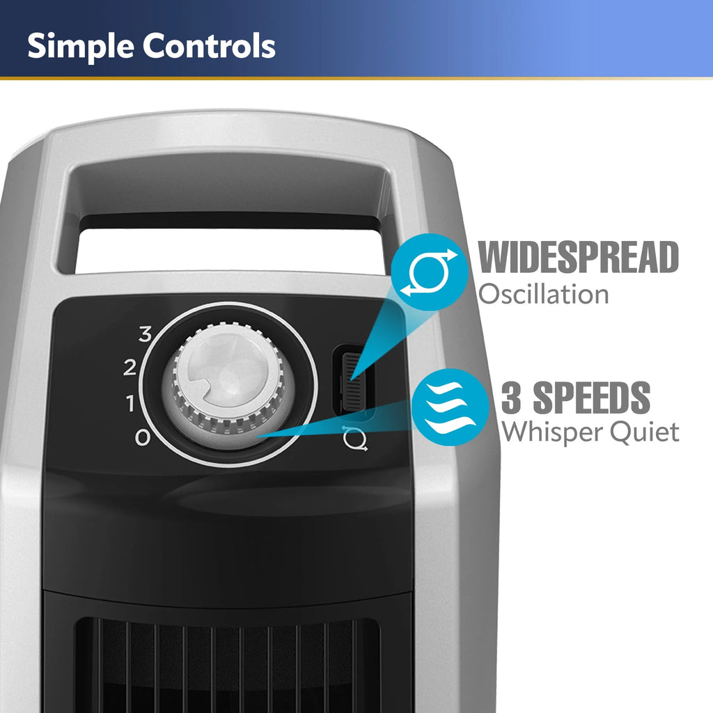 Oscillating High Velocity Tower Fan with 3 Speeds S895868