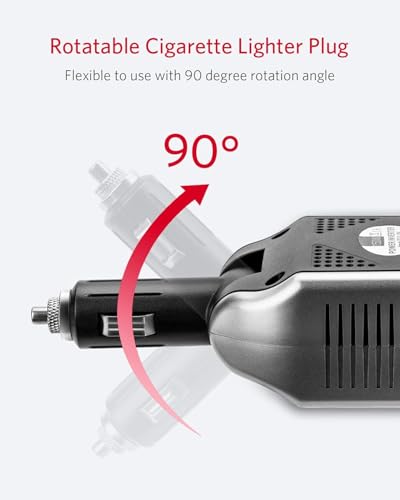 150W Power Inverter 12V to 110V Car Charger Power Adapter N65838
