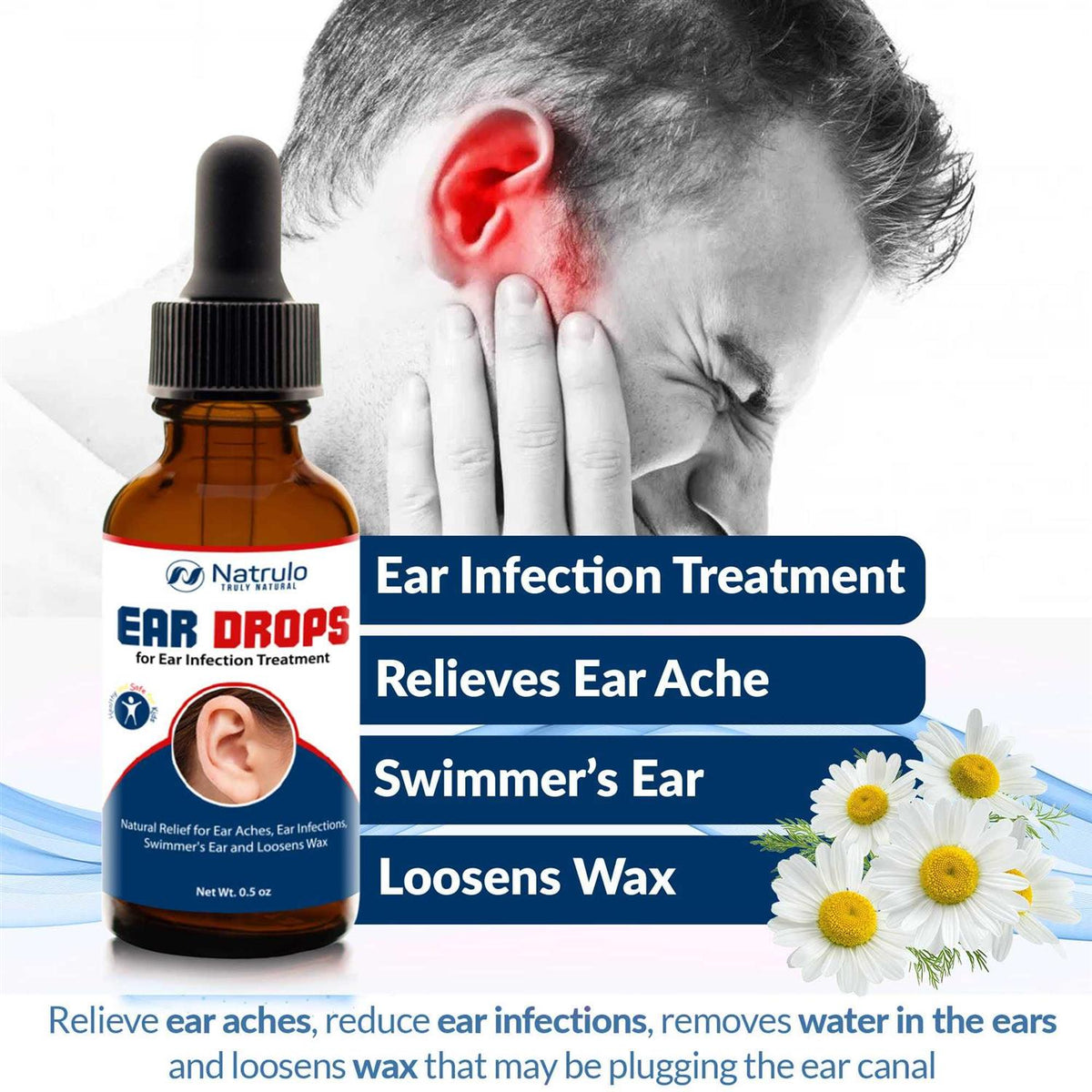 Organic Ear Drops for Adult Kids X3308