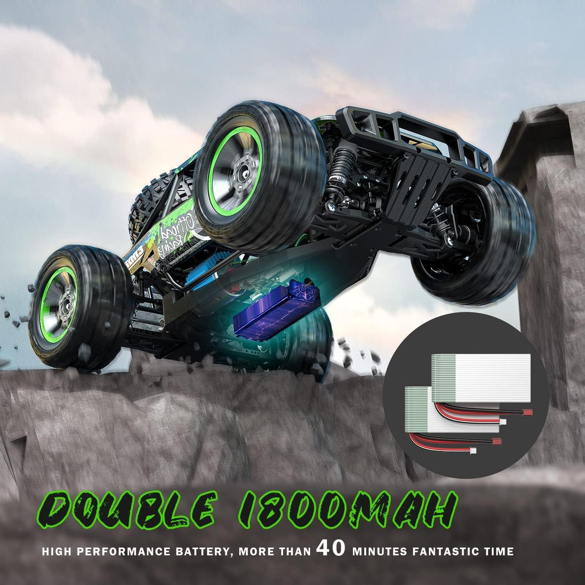 1:10 Scale 4WD High-Speed Off-Road RC Truck S606
