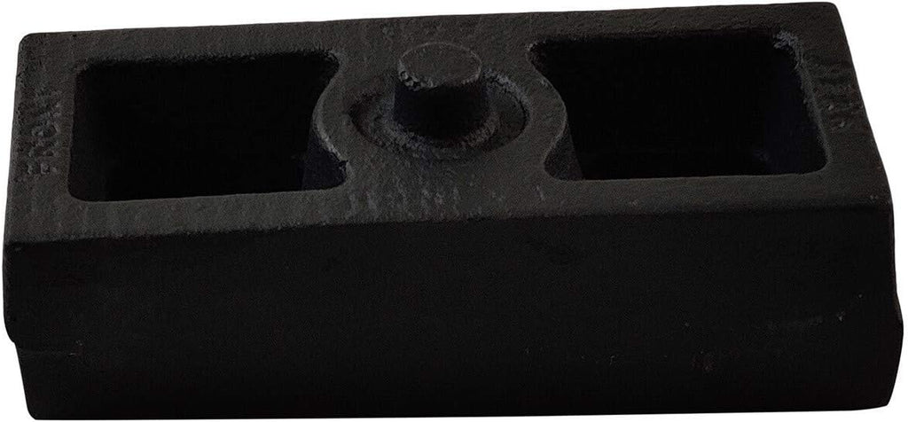2 Rear Suspension Lift Solid Cast Iron Blocks Extra Long 12.5 Square Leaf Spring Axle U Bolts Z264385