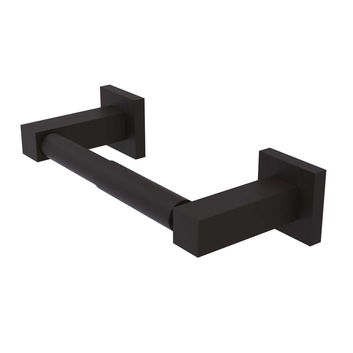 Satin Chrome Two Post Toilet Tissue Holder Q949