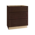 Plywood Shaker 3 Drawer Base Kitchen Cabinet Soft Close Drawers G161