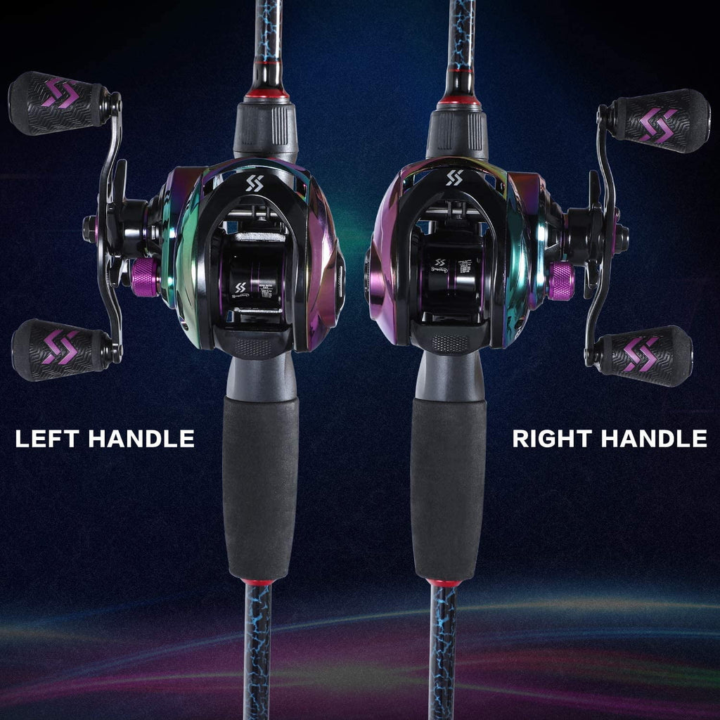 Colorful Bait Casting Reel 9+1BB with Magnetic Braking System K8658