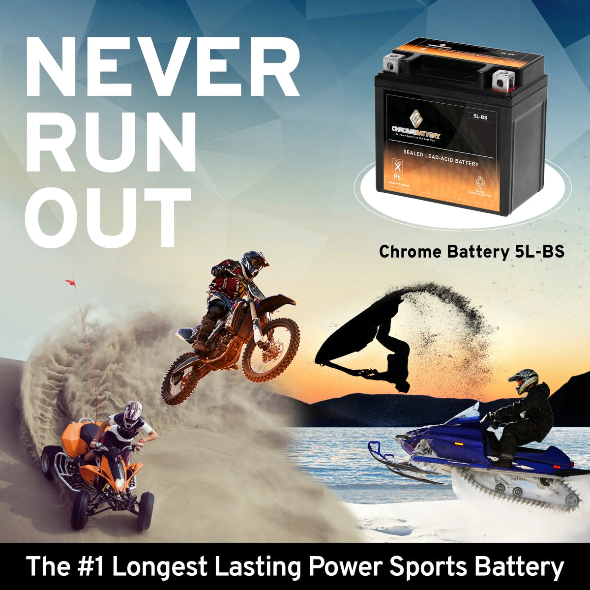 Sealed AGM Motorcycle Battery S2199