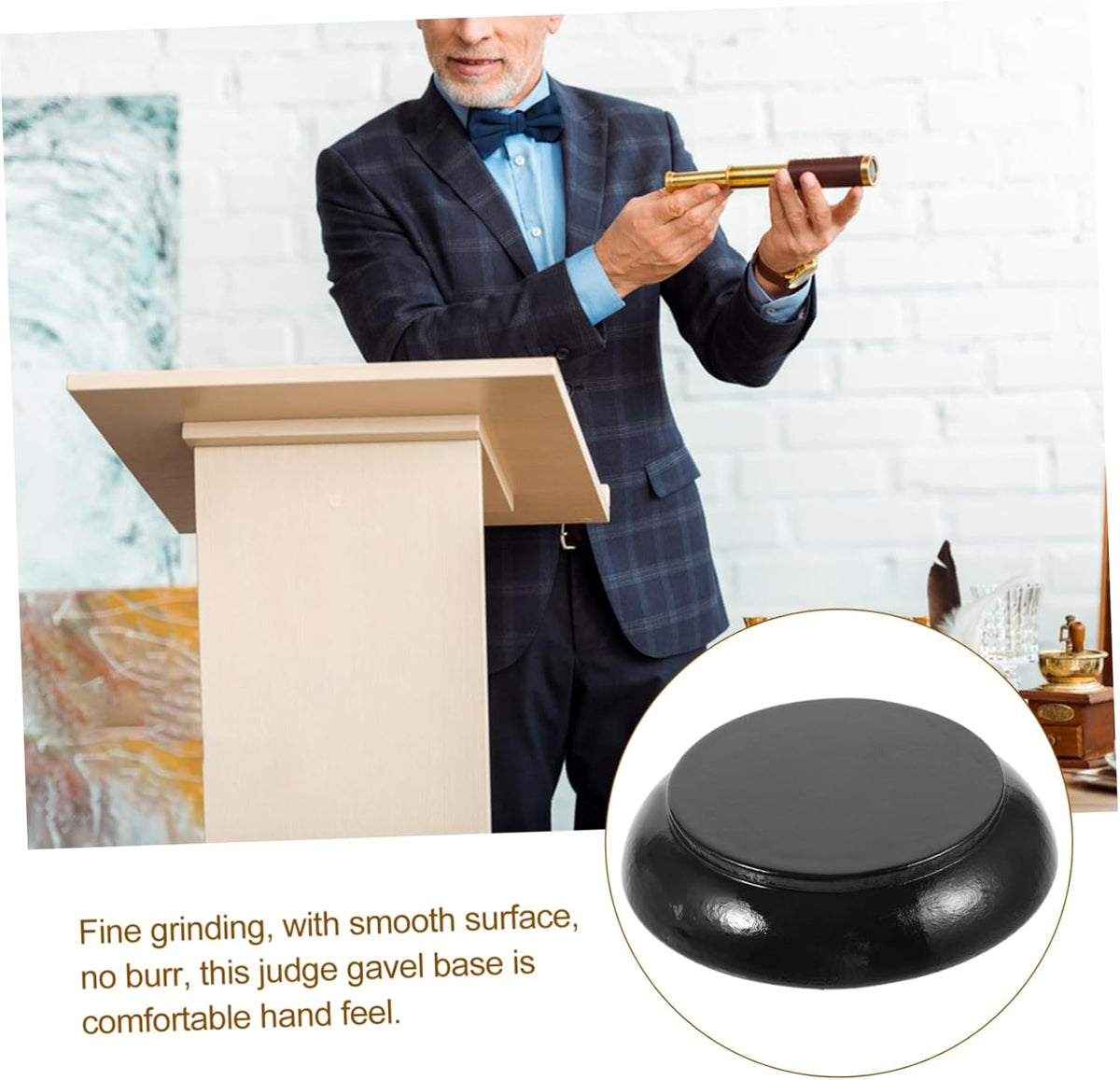 Wood Gavel Base W285