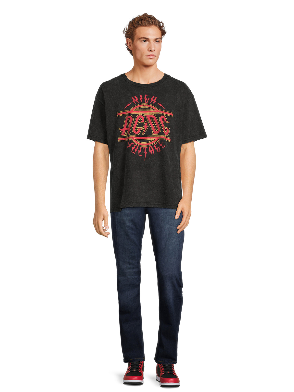 Oversized Graphic Band Tee T584