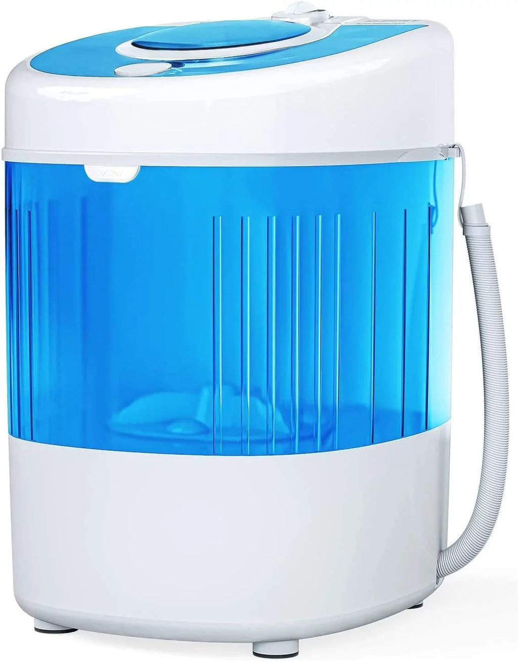 9lbs Mini Portable Washing Machine with Spiner Basket, White U282
