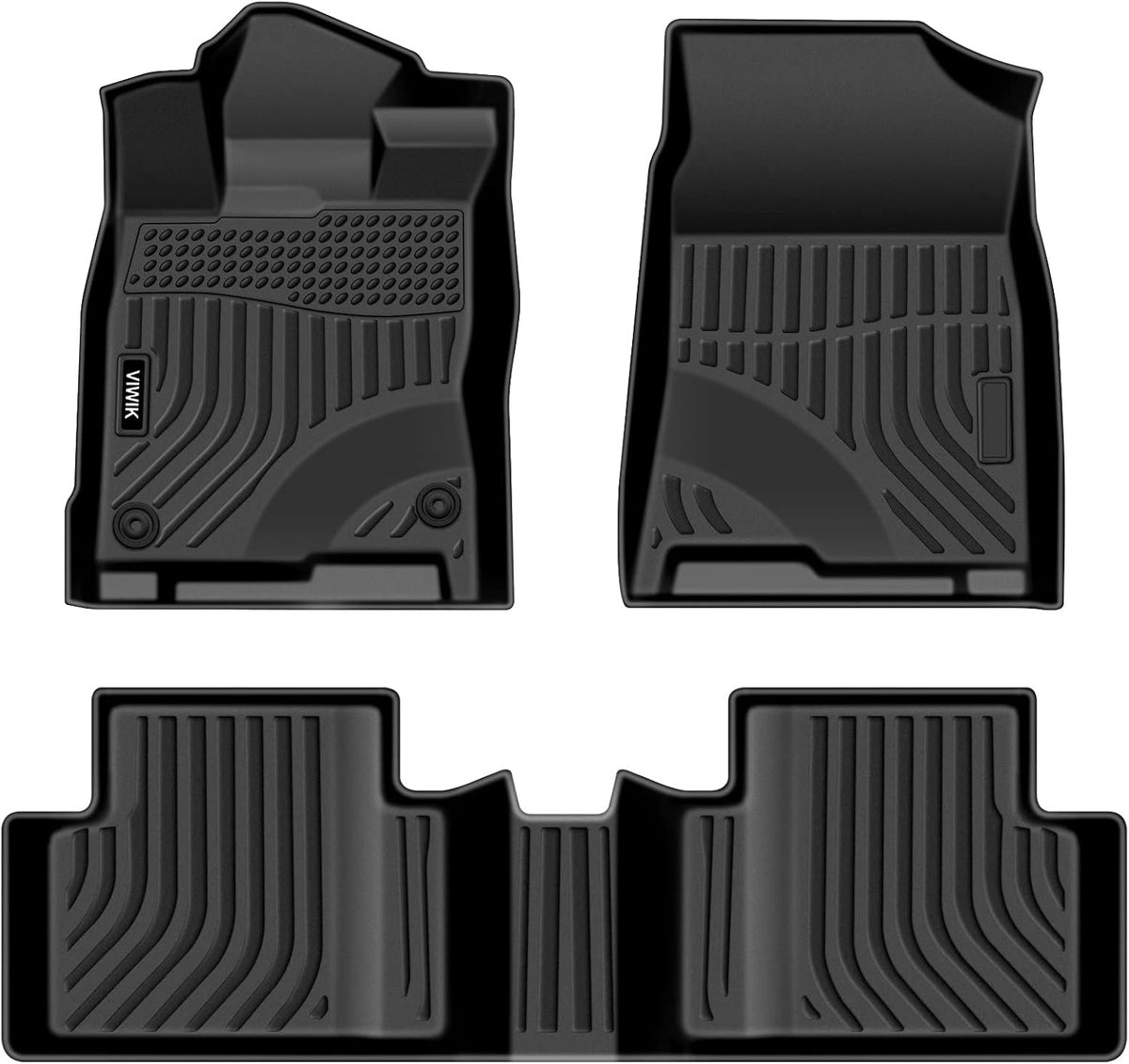 Black TPE Car Floor Mats Full Set K4194