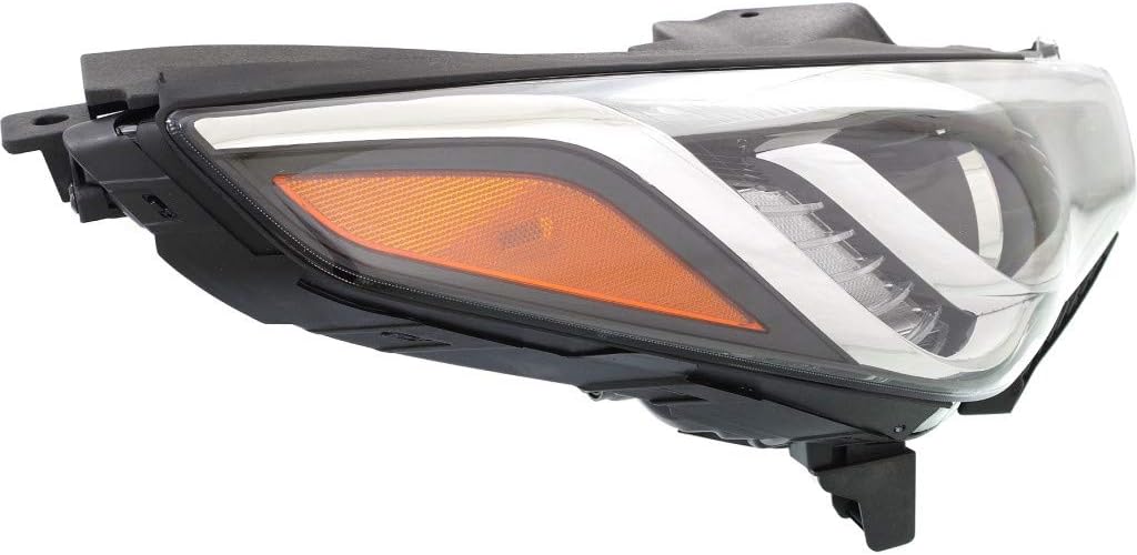 Passenger Side Halogen Headlight for Hyundai Sonata 2015 2016 2017 V51390