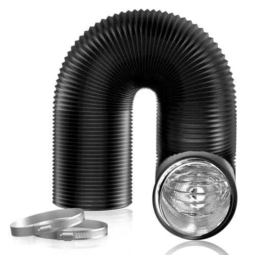 4'' Insulated Flexible Duct 16FT with 2 Duct Clamps R71425