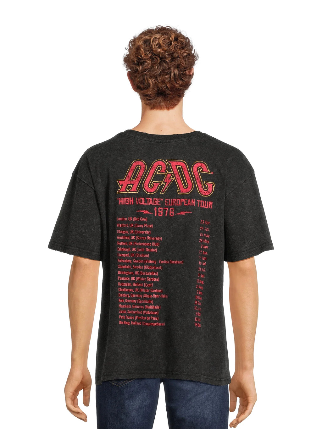 Oversized Graphic Band Tee T584