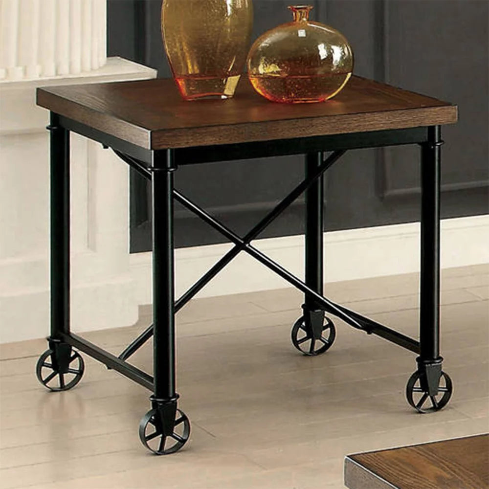 3-Piece Medium Oak Coffee Table Set R235604