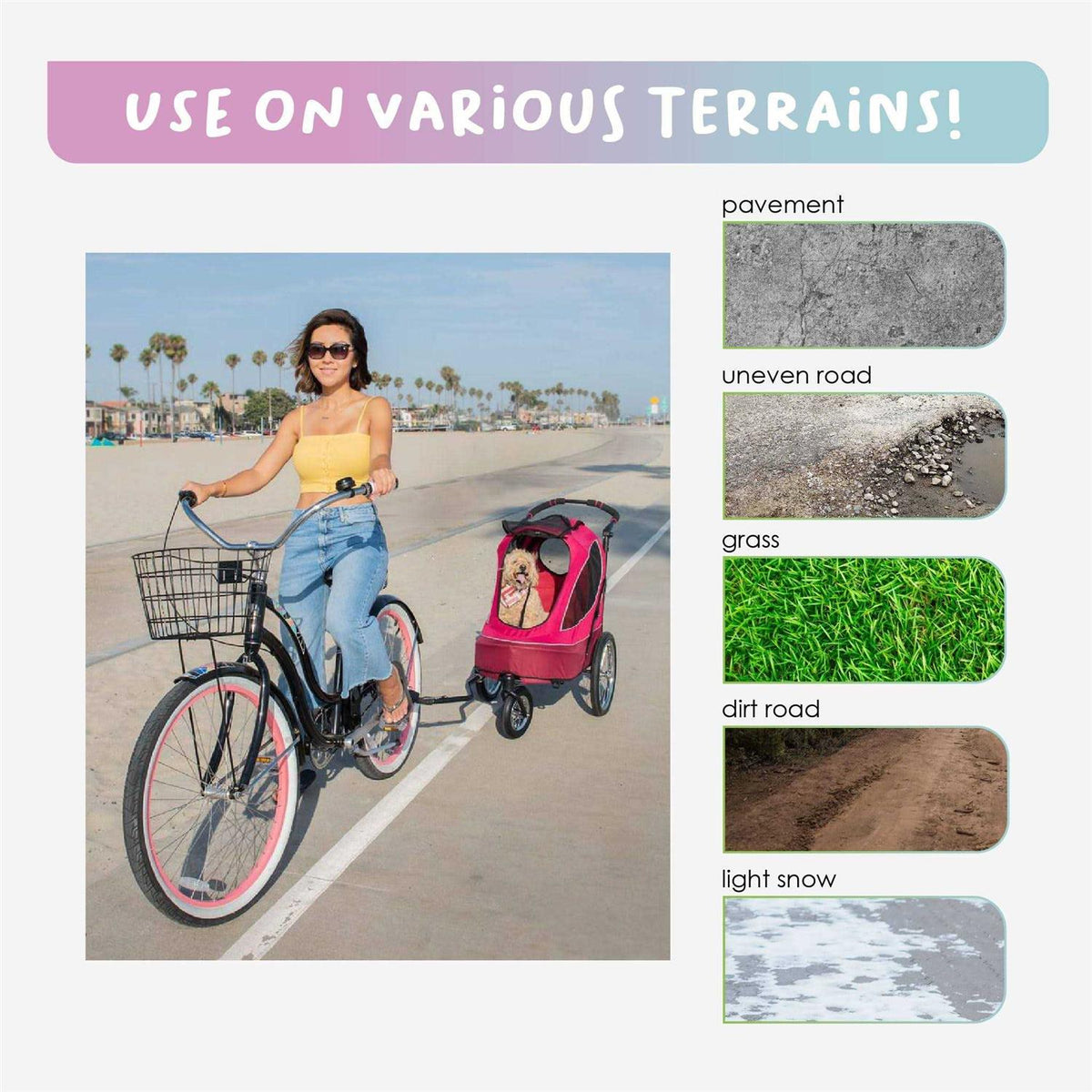 All Terrain Pet Stroller Y122