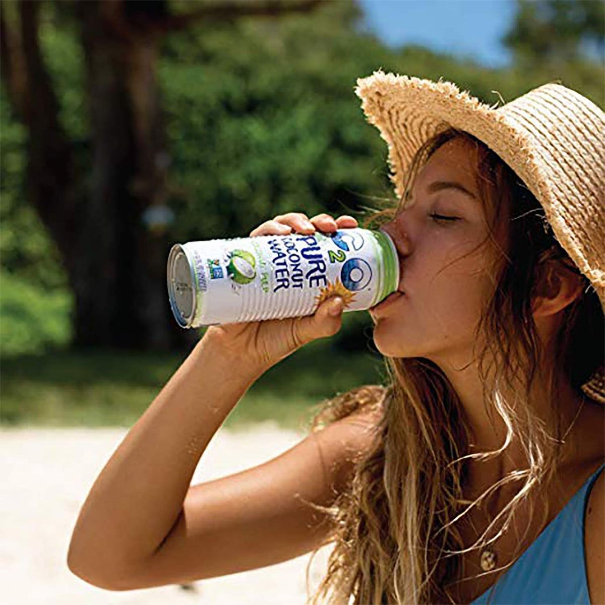 17.5 FL OZ Pack of 12 Pure Coconut Water with Pulp R1510
