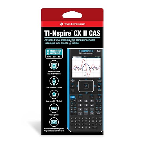 TI-Nspire CX II CAS Graphing Calculator with Color Screen W146907