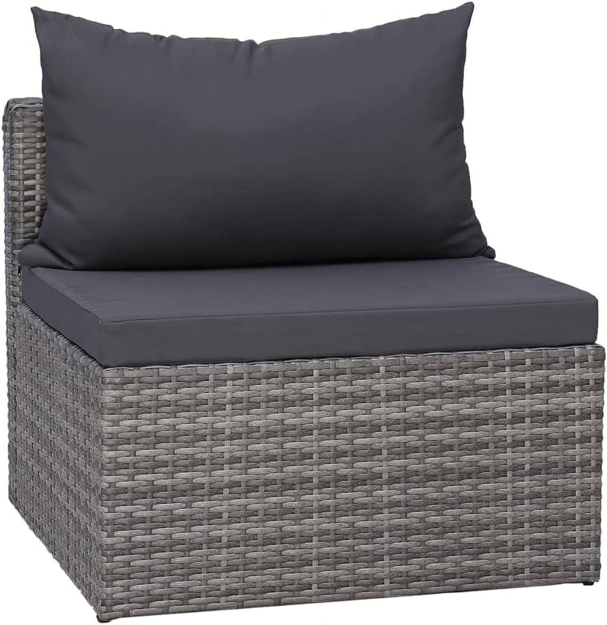 5 Piece Poly Rattan Patio Lounge Set with Cushions P9443