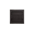 Cast Iron Wall Register Black Powder Coat T45826
