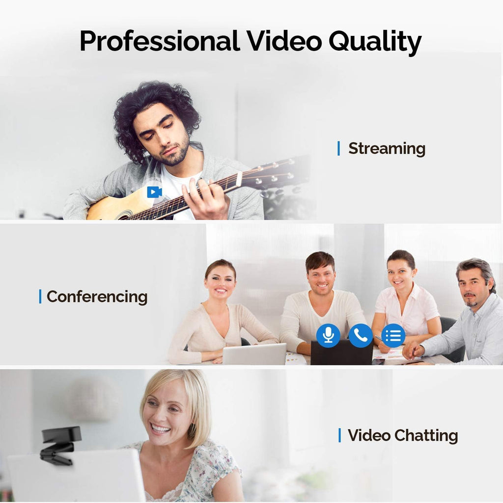 1080P Webcam with Microphone H1583