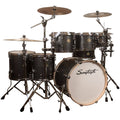 7-Piece Drum Set Shell Pack, Silver Streak C54095
