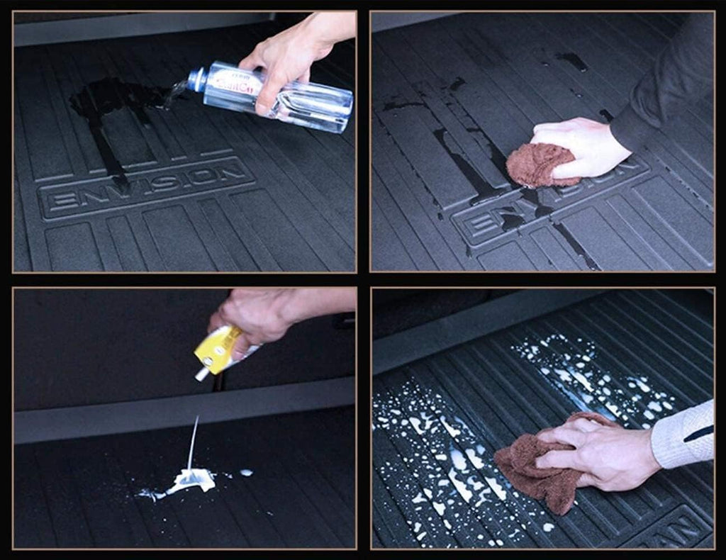 Black TPO Cargo Liners Trunk Mats Z4752