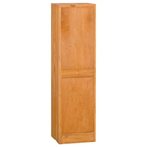 Solid Wood Teak Bookshelf with 2 Shelves W7636