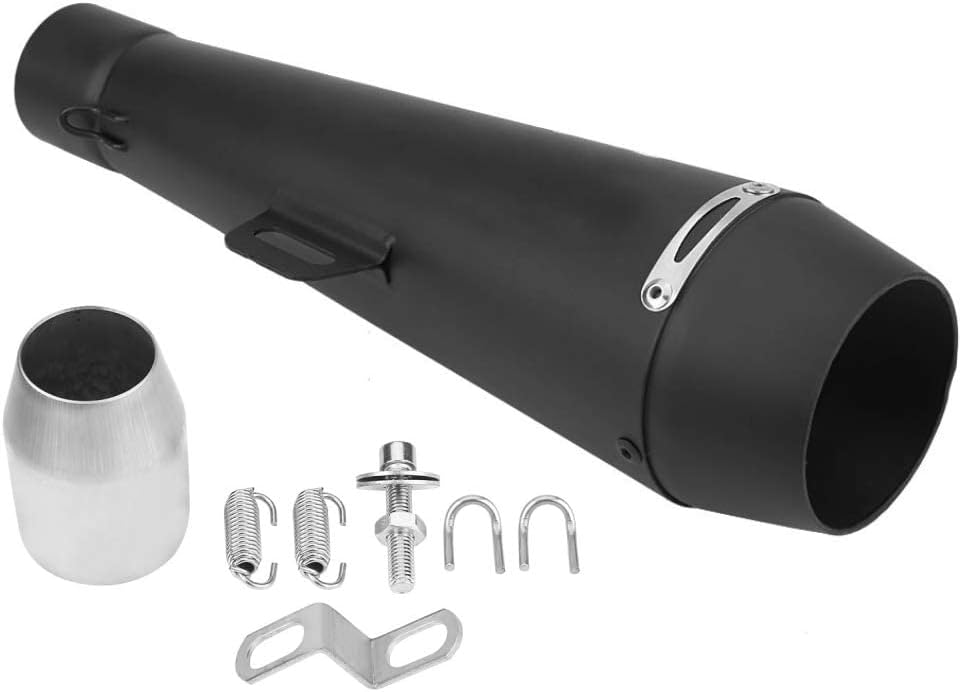 Motorcycle Slip On Exhaust Muffler Tail Pipe 51mm Universal W201