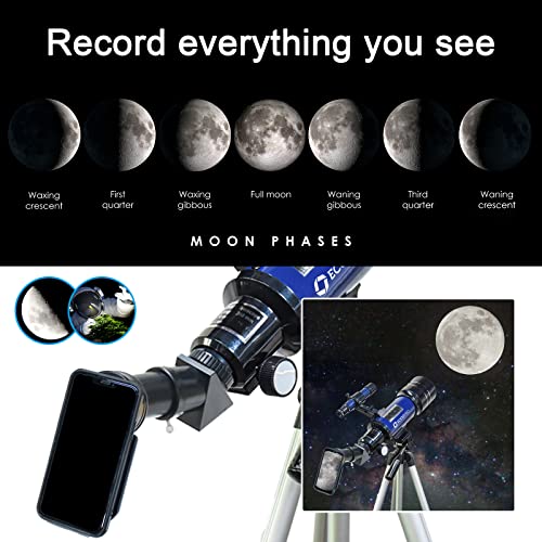 70mm Refractor Telescope with Adjustable Tripod B294422