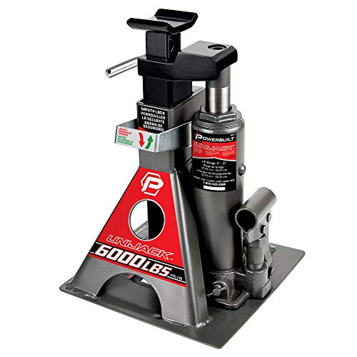 3 Ton 6000 Pound Capacity Bottle Jack and Jack Stands J969