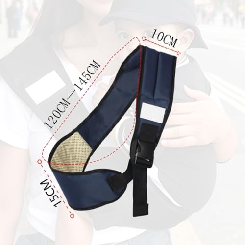 Navy Ergonomic Baby Sling Carrier with Adjustable Strap W9284