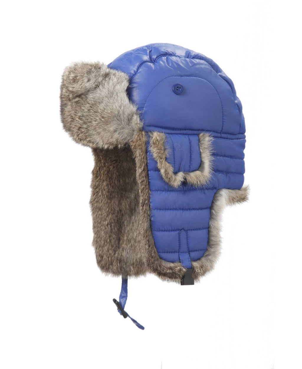 Nylon Shell Rabbit-Trimmed Aviator Hat Y64565