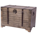 Large Natural Wood Storage Trunk and Coffee Table F70582