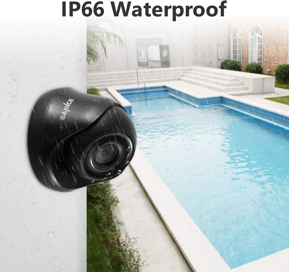 1080P 8CH Wired Security Camera System with 8 Cameras F69177