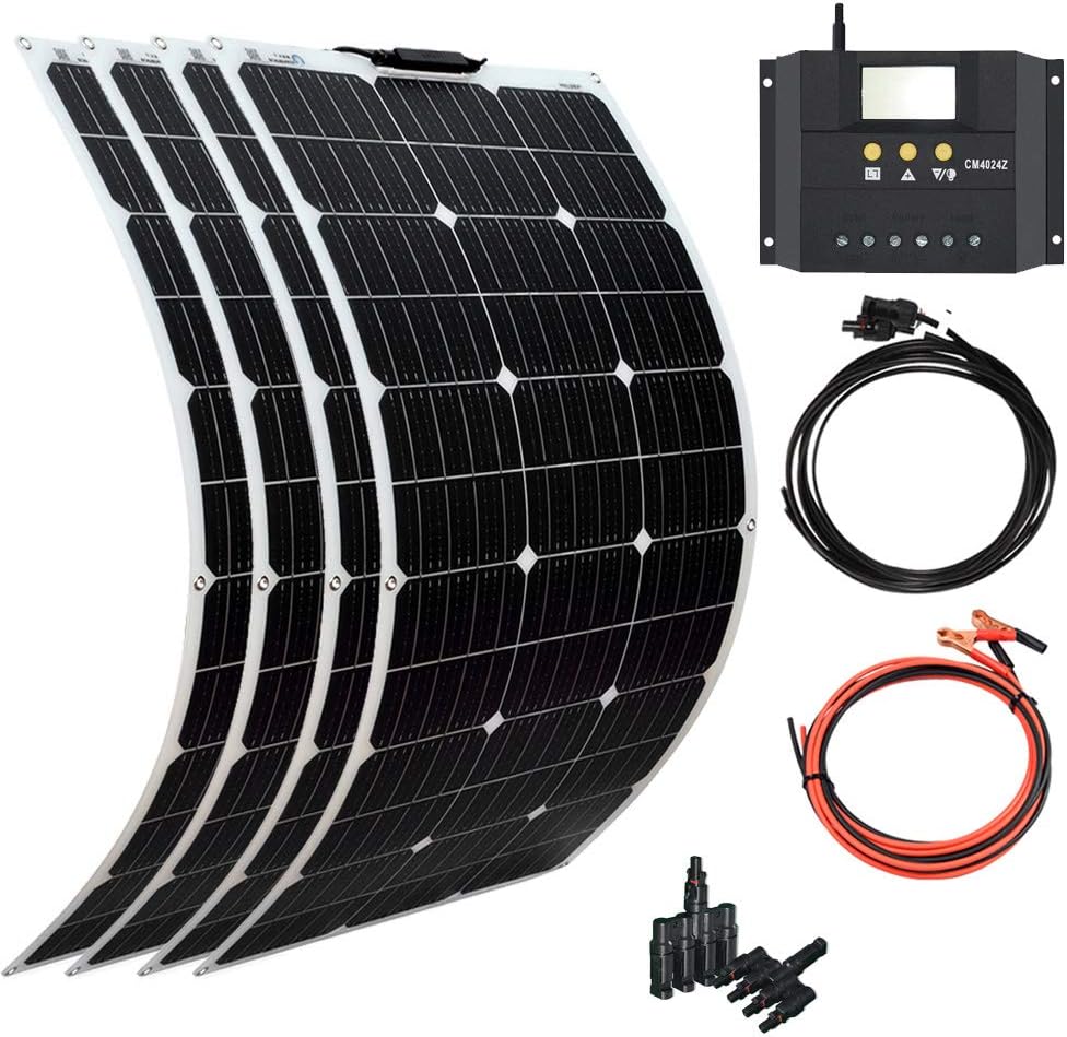 100W 12V Monocrystalline Flexible Solar Panel Kit A82971