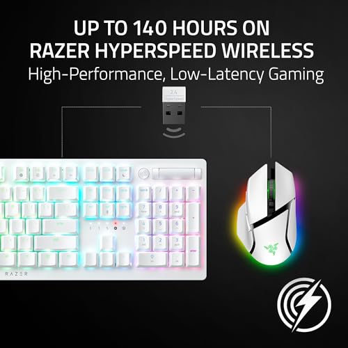 Black Wireless Gaming Mouse with HyperScroll Tilt Wheel B704271