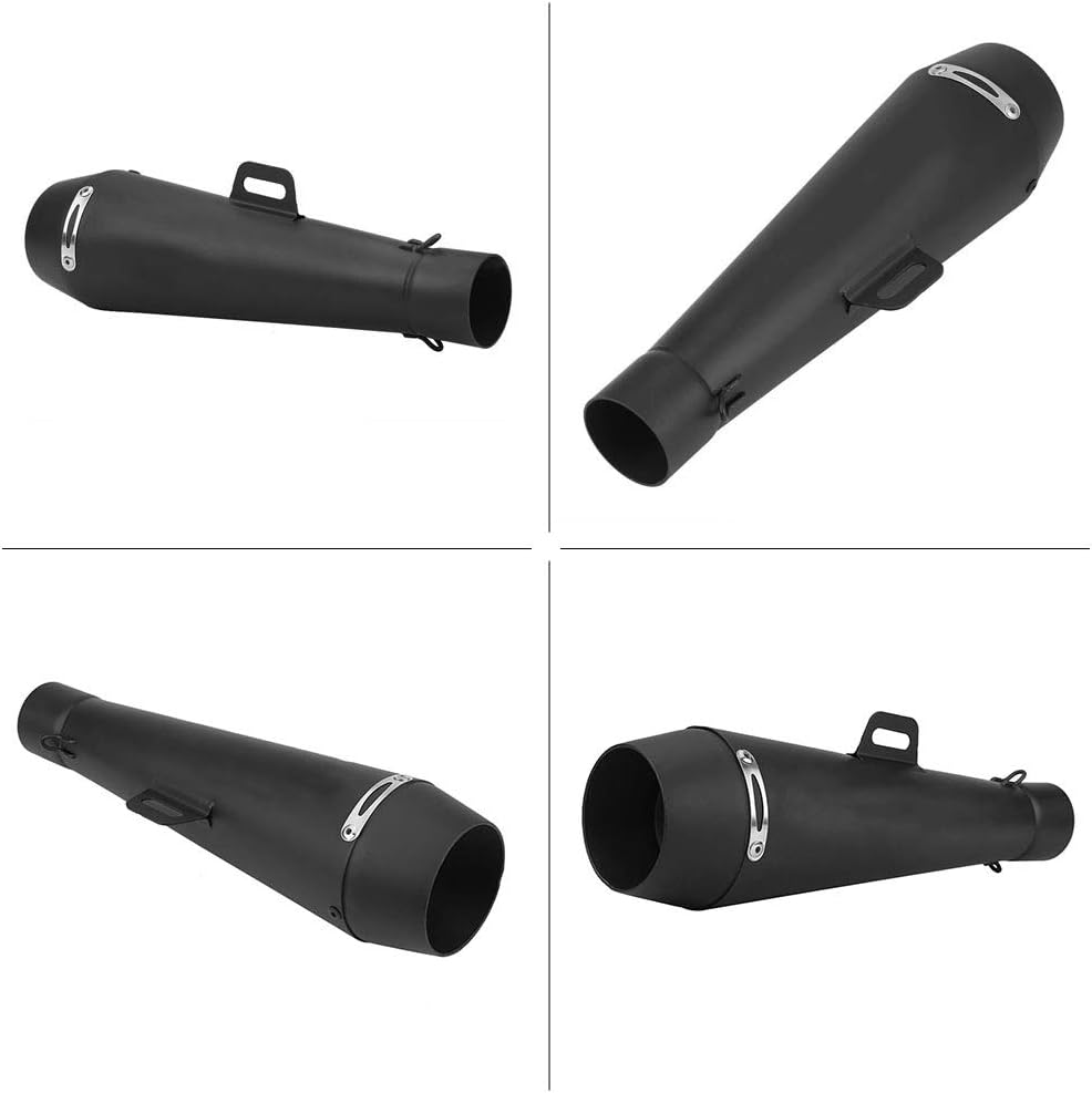 Motorcycle Slip On Exhaust Muffler Tail Pipe 51mm Universal W201