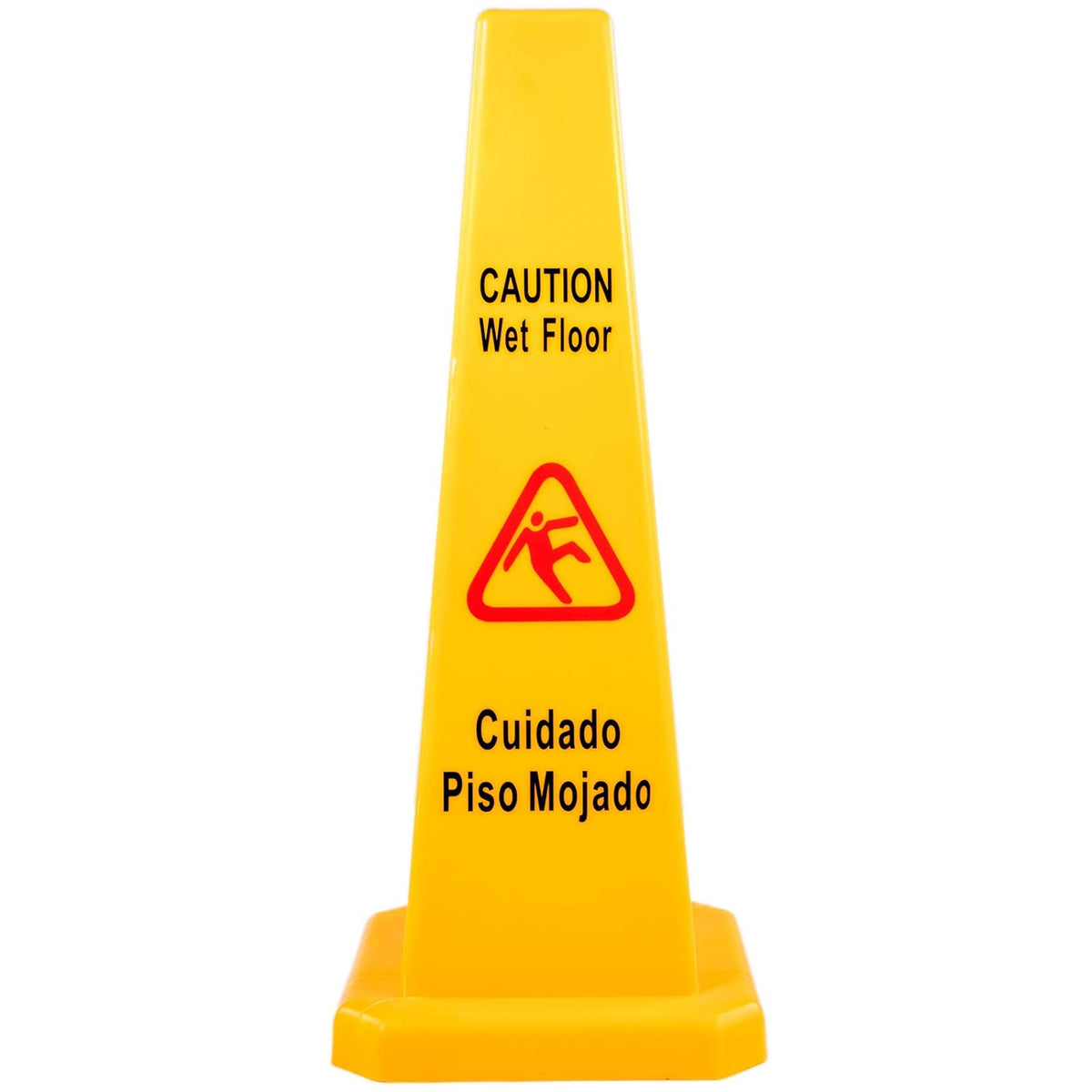 Yellow 3 Pack 4 Sided Wet Floor Sign G6381