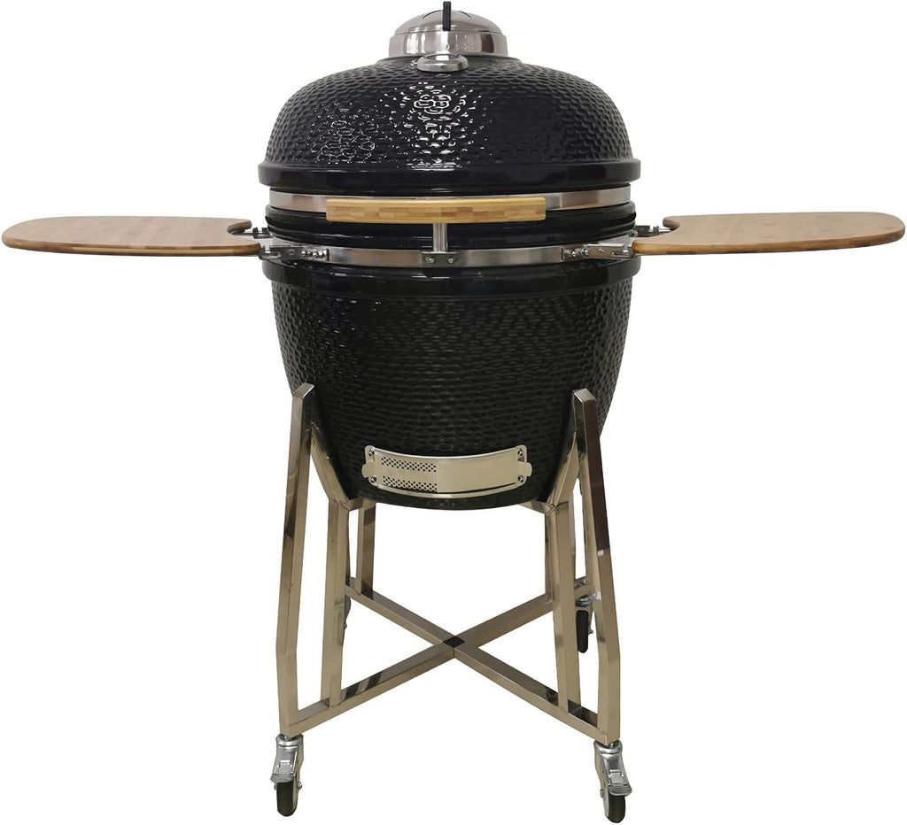 15 Kamado Grill with Stainless Steel Cart U8678