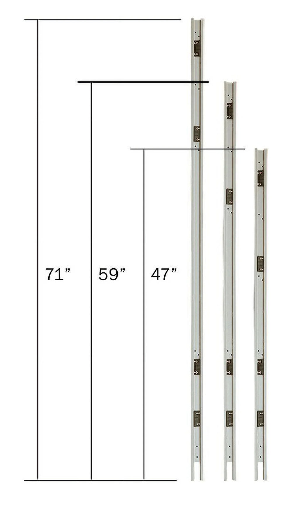 84"W x 72"H Wall Mounted Room Divider O9599
