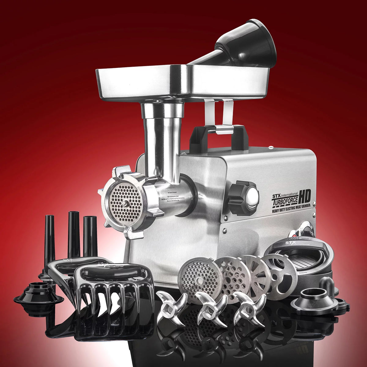Heavy Duty Electric Meat Grinder with 4 Grinding Plates L4588
